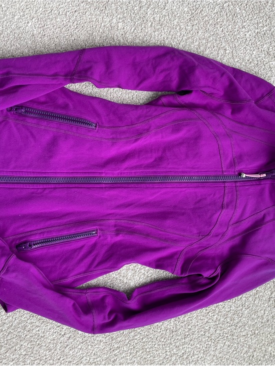 lululemon athletica Jackets & Blazers - lululemon athletica Vibrant Purple Full-Zip Bomber Jacket